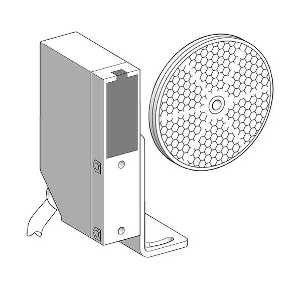 Reflex Photoelectric Sensor