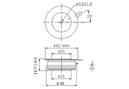 TECHSEM Y30KPE0T12 300Amp 1200V view 2
