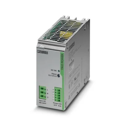Primary-switched TRIO POWER power supply for DIN rail mounting