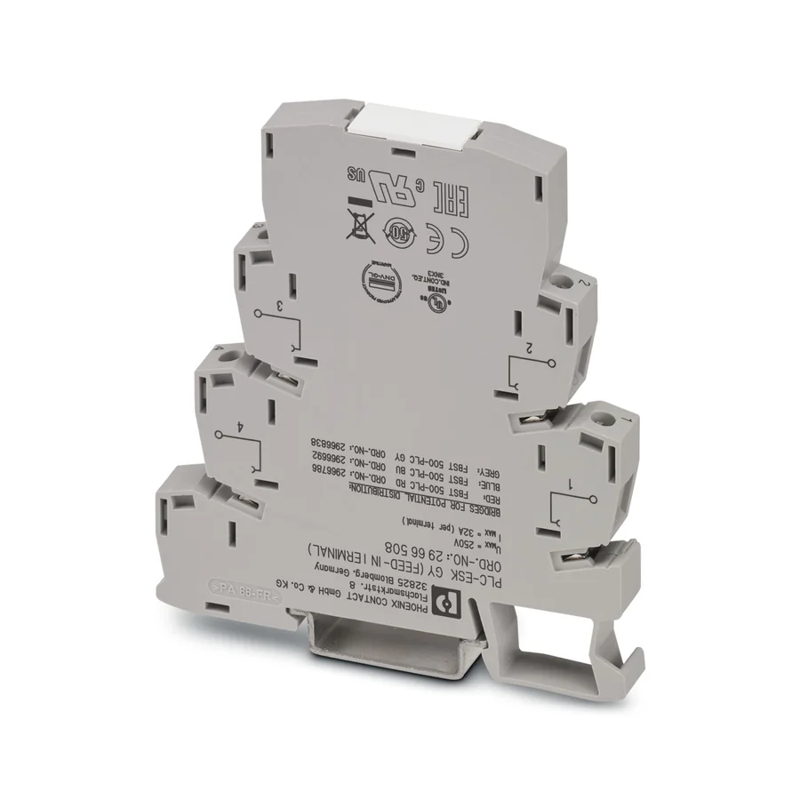 6.2 mm PLC basic terminal block with screw connection