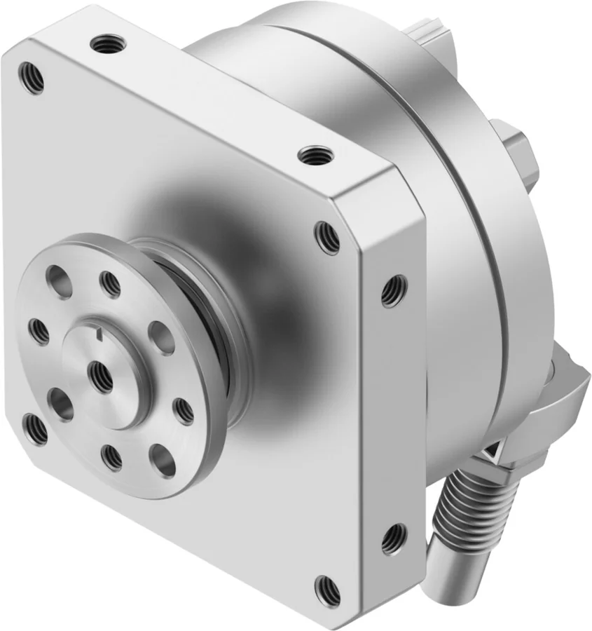 Semi-rotary vane drive