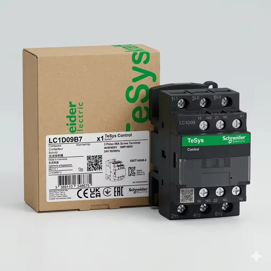 D contactor, 3 poles