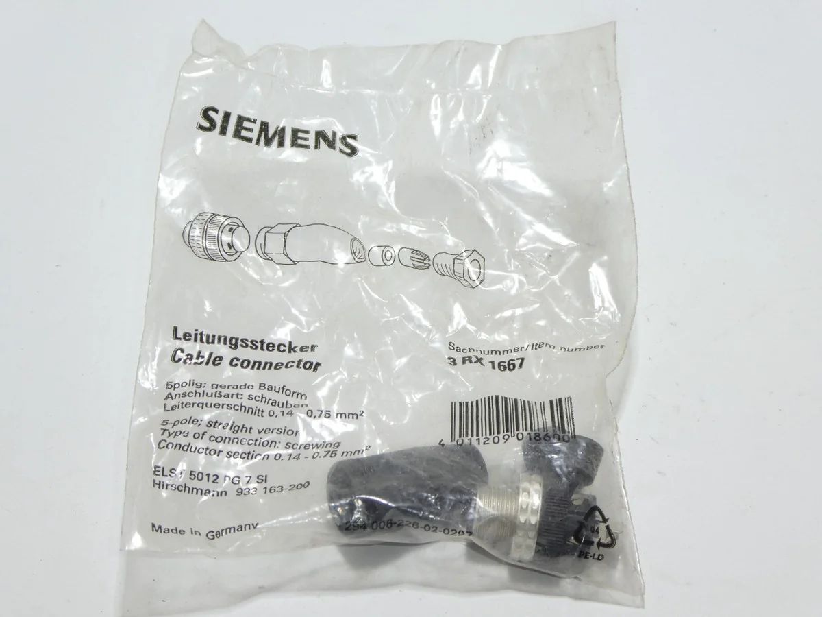  Straight male connector 