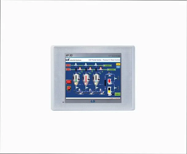 Interface touch panel (HMI)