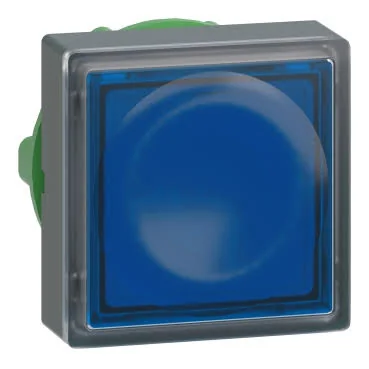 Head for illuminated push button