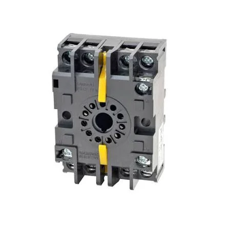  Finger-safe relay socket
